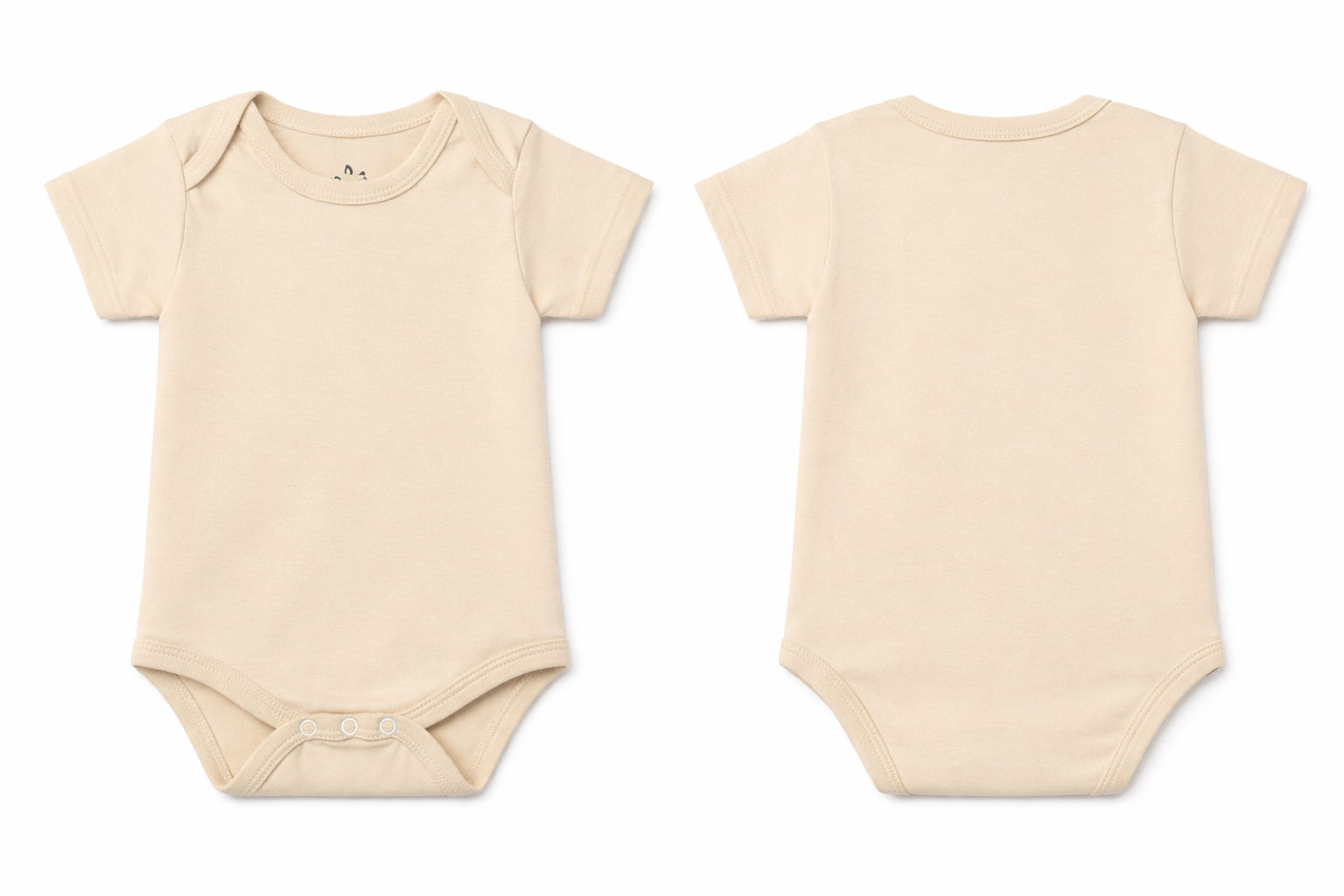 Short Sleeve Bodysuit Wood Ash Soft