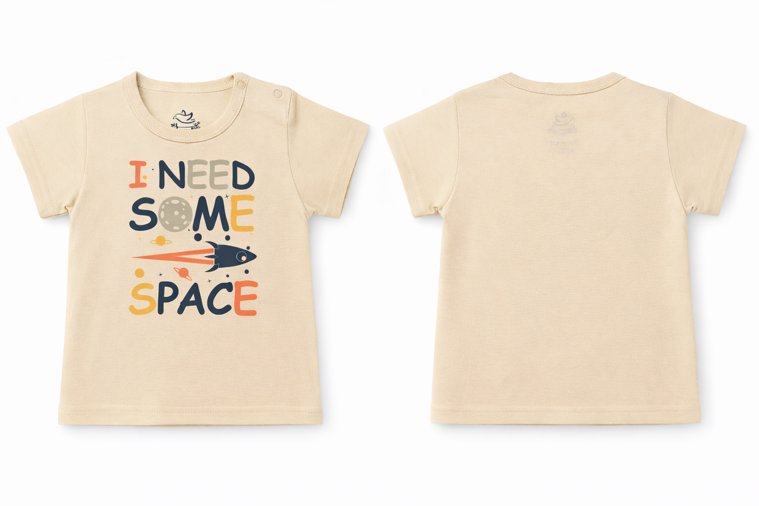 Short Sleeve T-Shirt Wood Ash Space DTF