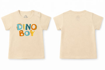 Short Sleeve T-Shirt Wood Ash Dino Boy DTF