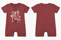 Short Sleeve Romper Apple Butter Wonderful DTF