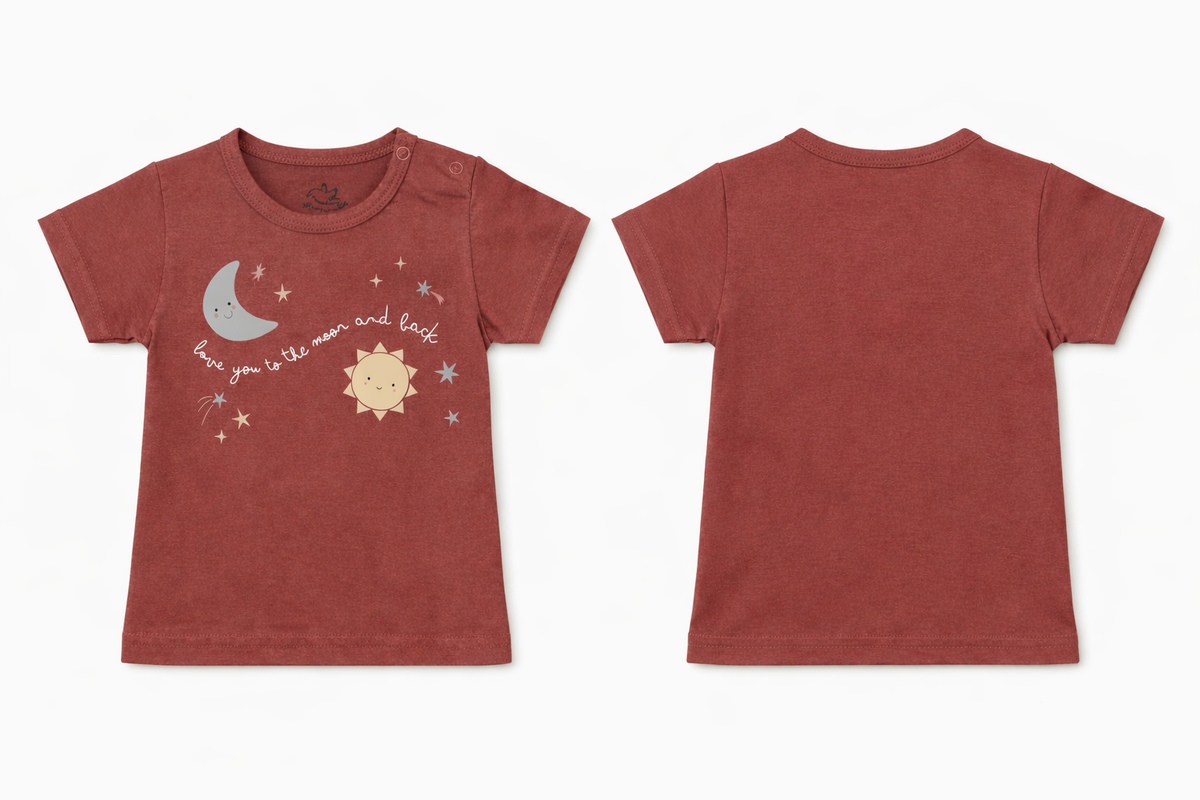 Short Sleeve T-Shirt Apple Butter Moon DTF
