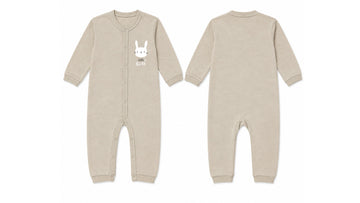 Baby's Beige Sleeping Suit (Little Cutie)