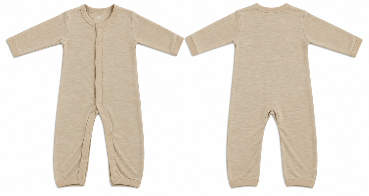 Oat Baby Sleepsuit