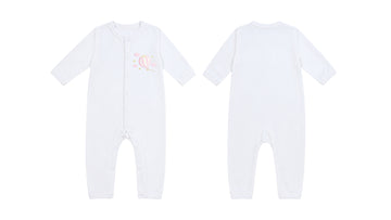 Sleeping Suit: Premium Cotton-Blend "Hot Balloon" White Casual Essentials