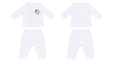 Jabla + Pajama: Premium Cotton-Blend "The Nest" White Casual Essentials