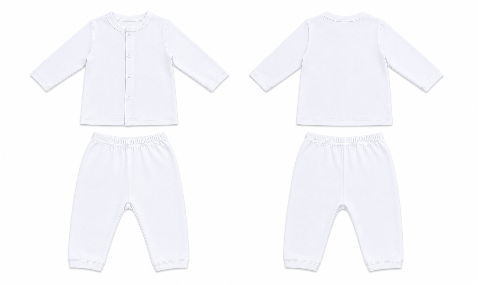 Jabla + Pajama: Premium Cotton-Blend "Solid" Wood Ash Casual Essentials