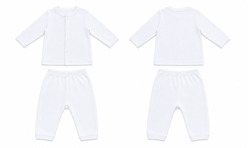 Jabla + Pajama: Premium Cotton-Blend "Solid" Wood Ash Casual Essentials