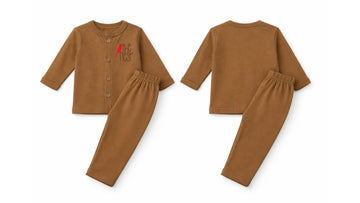 Jabla + Pajama: Premium Cotton-Blend "The Nest" Caramel Casual Essentials