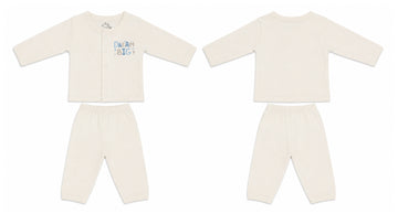 Jabla + Pajama: Premium Cotton-Blend "Dream Big" Wood Ash Casual Essentials