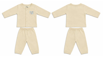 Jabla + Pajama: Premium Cotton-Blend "Dream Big" Wood Ash Casual Essentials
