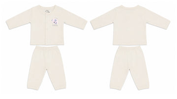 Jabla + Pajama: Premium Cotton-Blend "Forever Love" Wood Ash Casual Essentials