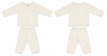 Jabla + Pajama: Premium Cotton-Blend "Solid" Wood Ash Casual Essentials