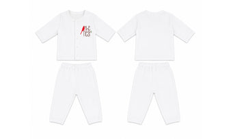 Jabla + Pajama: Premium Cotton-Blend "The Nest" White Casual Essentials