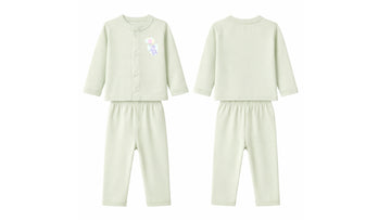 Jabla + Pajama: Premium Cotton-Blend "Hippo Balloon" Mint Green Casual Essentials