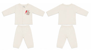 Jabla + Pajama: Premium Cotton-Blend "The Nest" Off-White Casual Essentials