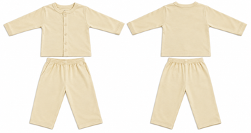 Jabla + Pajama: Premium Cotton-Blend "Solid" Off-White Casual Essentials