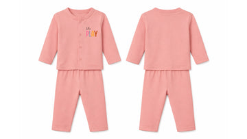 Jabla + Pajama: Premium Cotton-Blend "Lets Play" Pink Casual Essentials