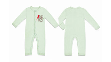Sleeping Suit: Premium Cotton-Blend "The Nest" Mint Green Casual Essentials