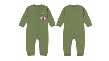 Baby's Olive Green Sleeping Suit (Little Fairy)