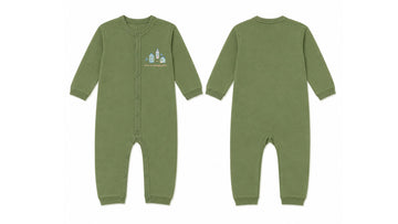 Baby's Olive Green Sleeping Suit (Home)