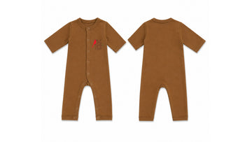 Sleeping Suit: Premium Cotton-Blend "The Nest" Brown Casual Essentials