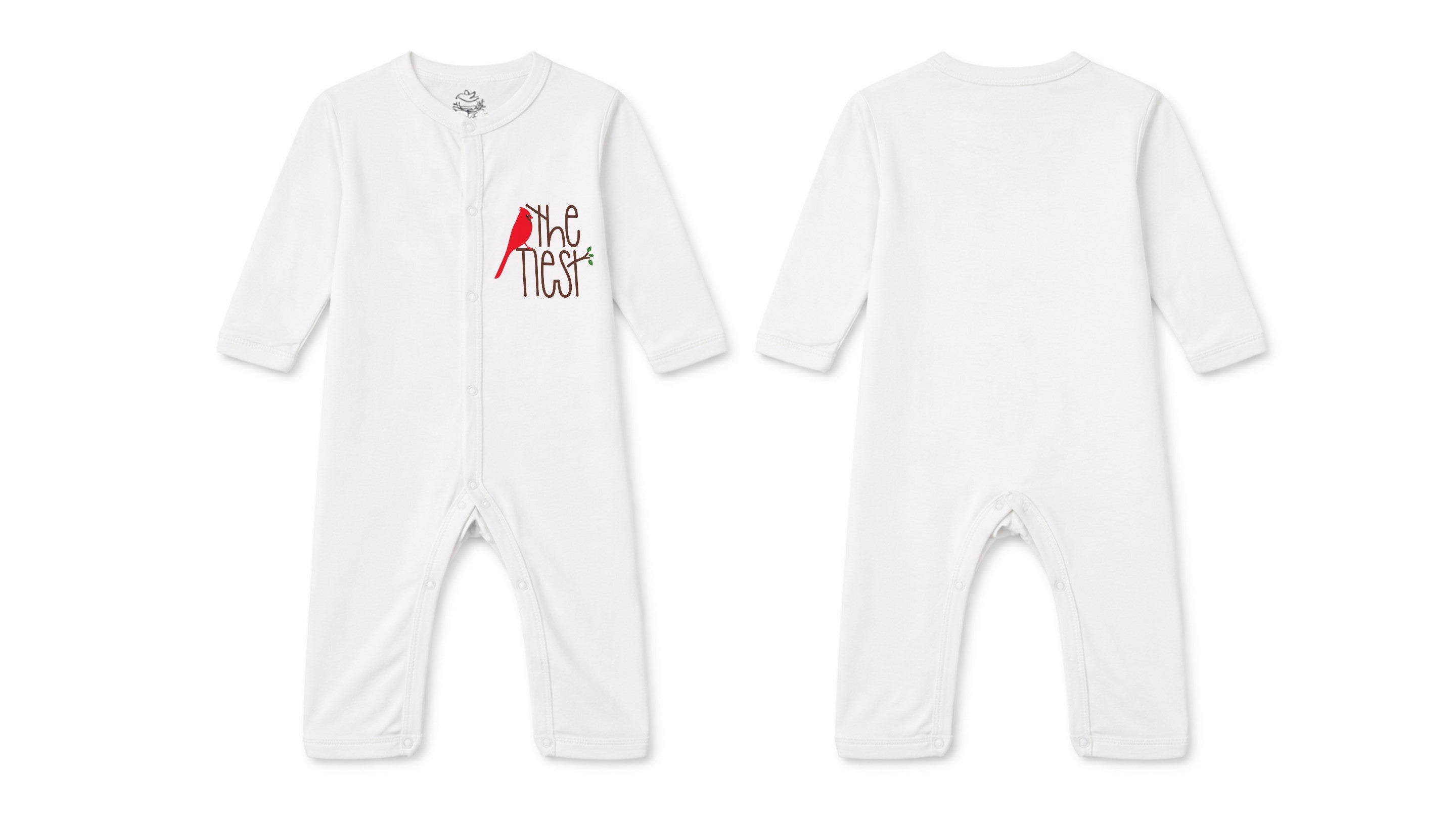 Sleeping Suit: Premium Cotton-Blend "The Nest" White Casual Essentials