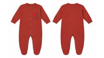 Sleeping Suit: Premium Cotton-Blend "The Nest" Rust Casual Essentials