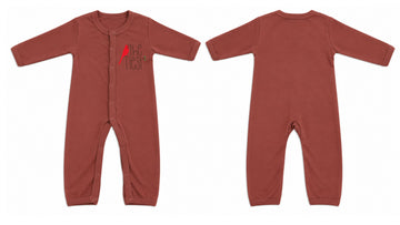 Sleeping Suit: Premium Cotton-Blend "The Nest" Rust Casual Essentials