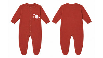 Sleeping Suit: Premium Cotton-Blend "Hot Balloon" Rust Casual Essentials