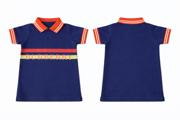 Polo T-Shirt: Premium Cotton Blue Casual Essentials