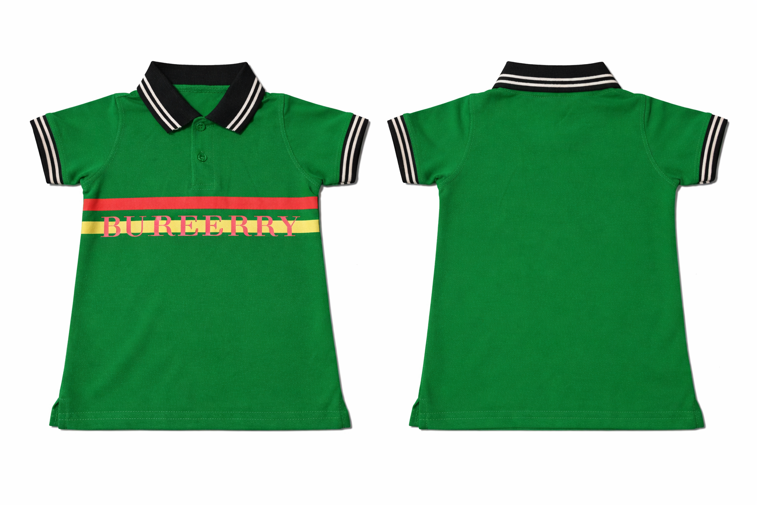 Polo T-Shirt: Premium Cotton Green Casual Essentials