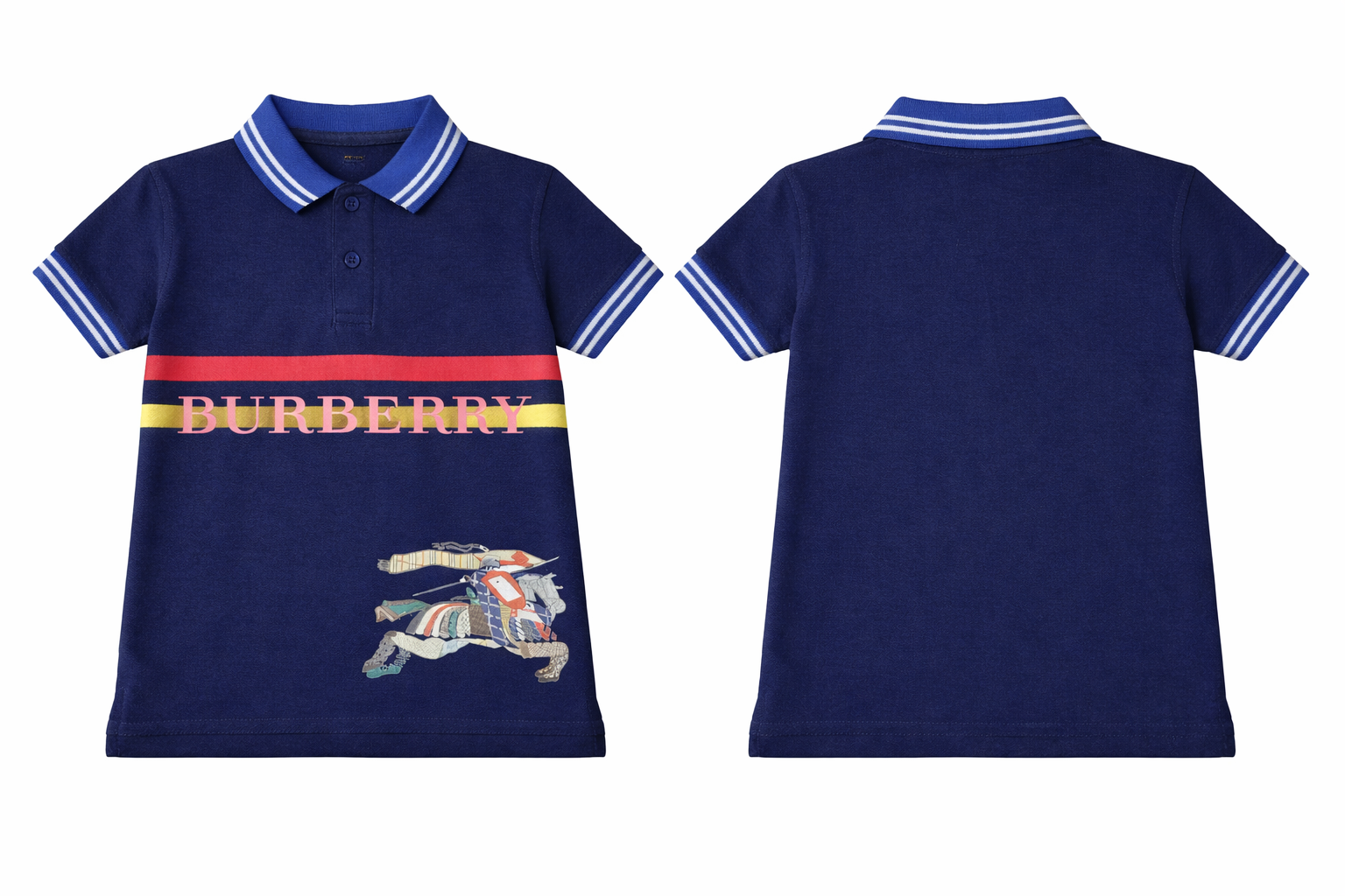 Polo T-Shirt: Premium Cotton Blue Casual Essentials