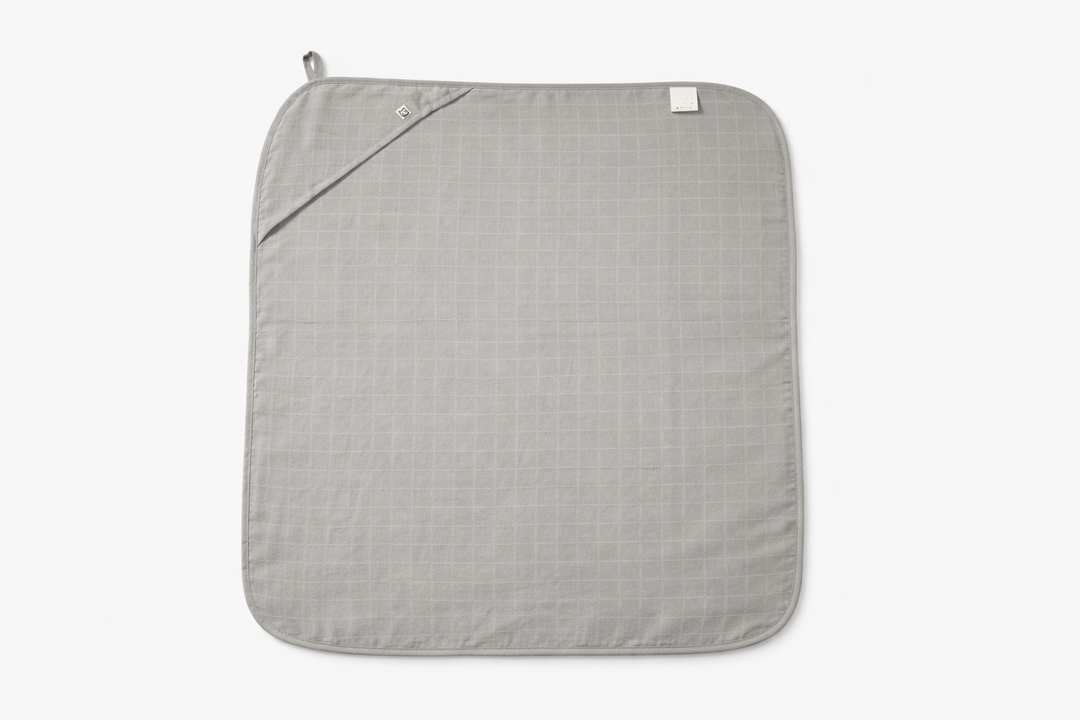 Muslin Wrap Sheet Light Grey Hooded