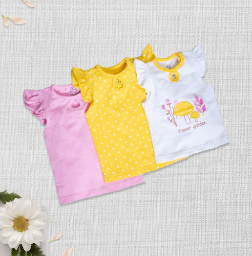 Multi Color Fairy Shirts Pack of 3