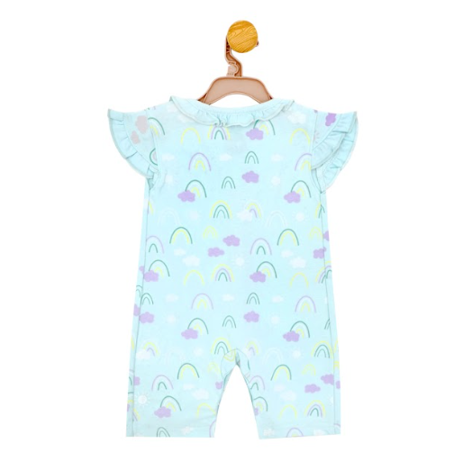 Colors and Unicorn Frill Romper