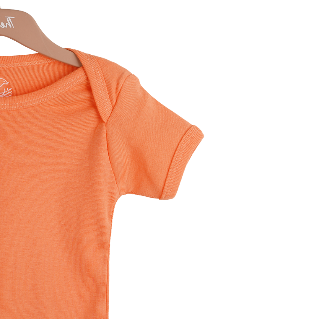 Tangerine Short Sleeve Bodysuit