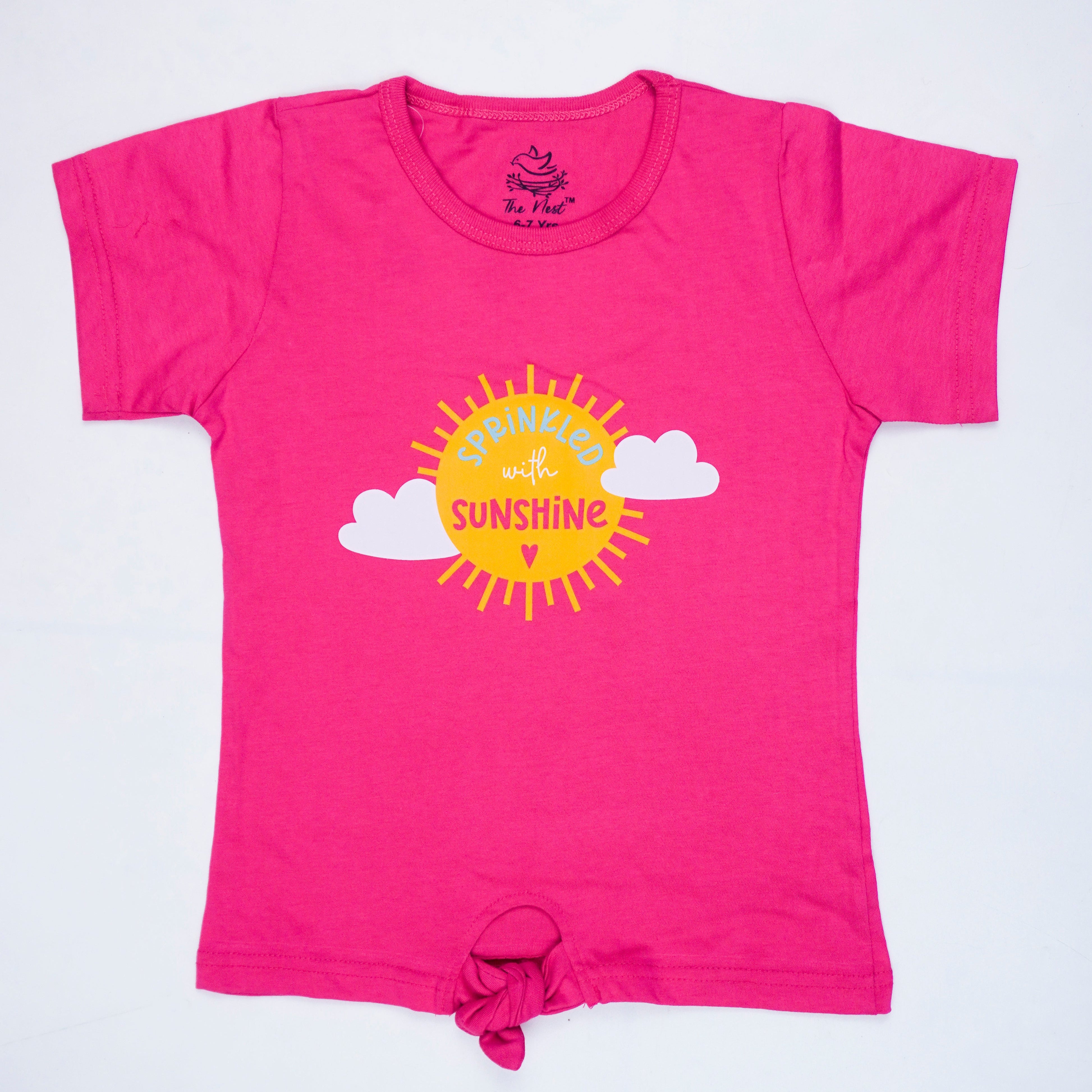 Sprinkled with Sunshine Tie-Front T-Shirt