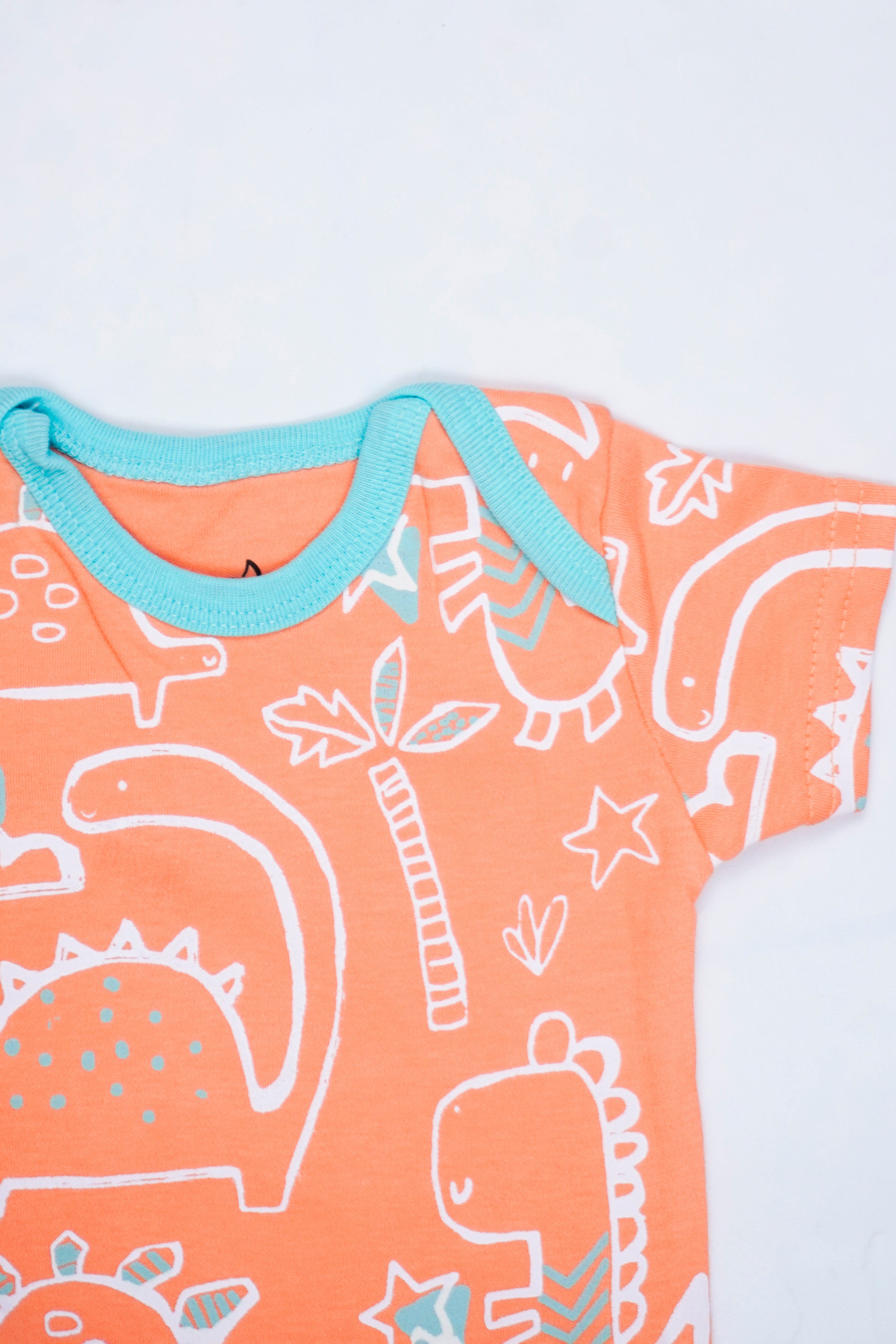 Dino Drive Short-Sleeve Bodysuit