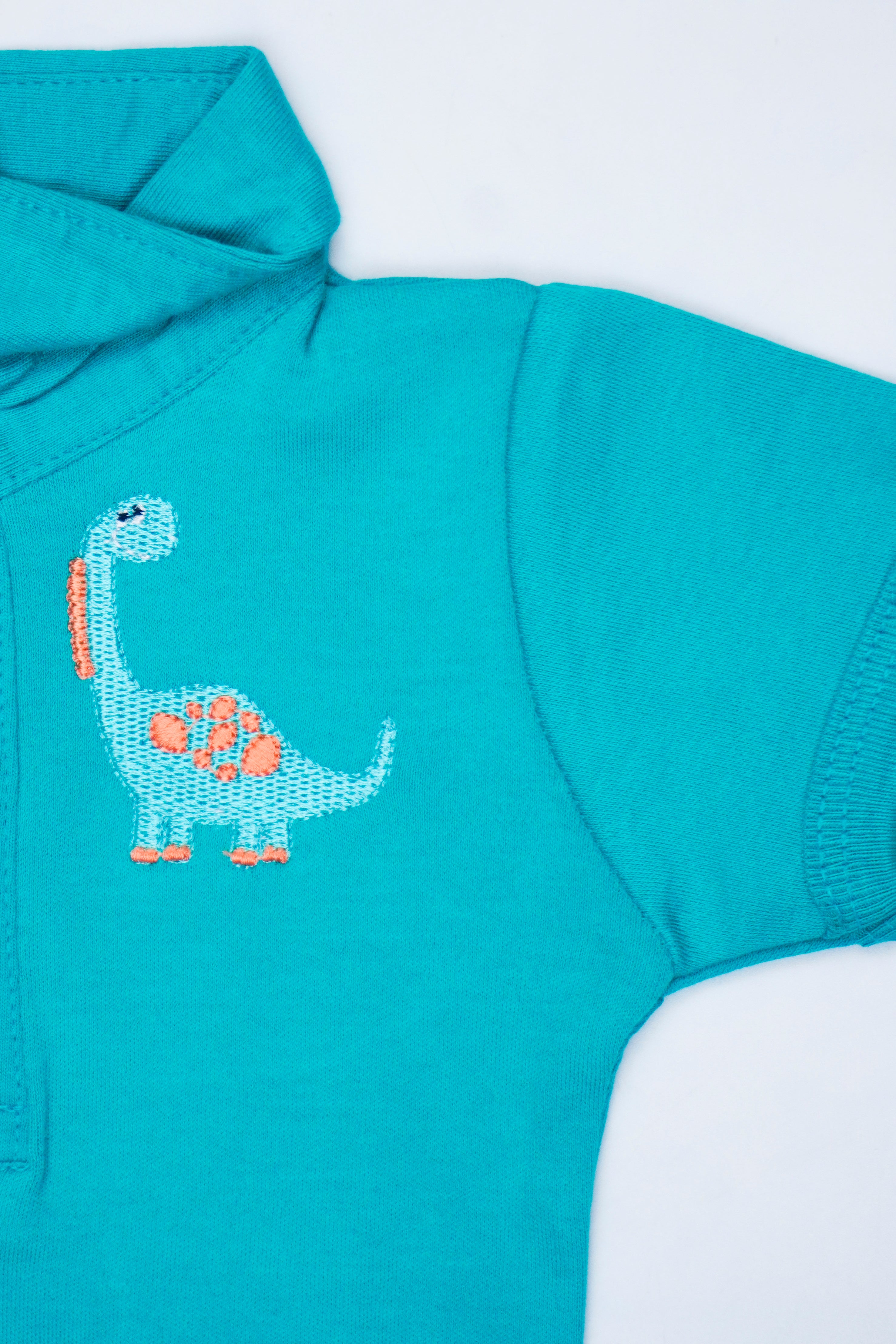 Dino Drive Short-Sleeve Polo Bodysuit