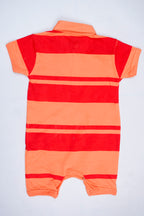 Dino Drive Polo Romper
