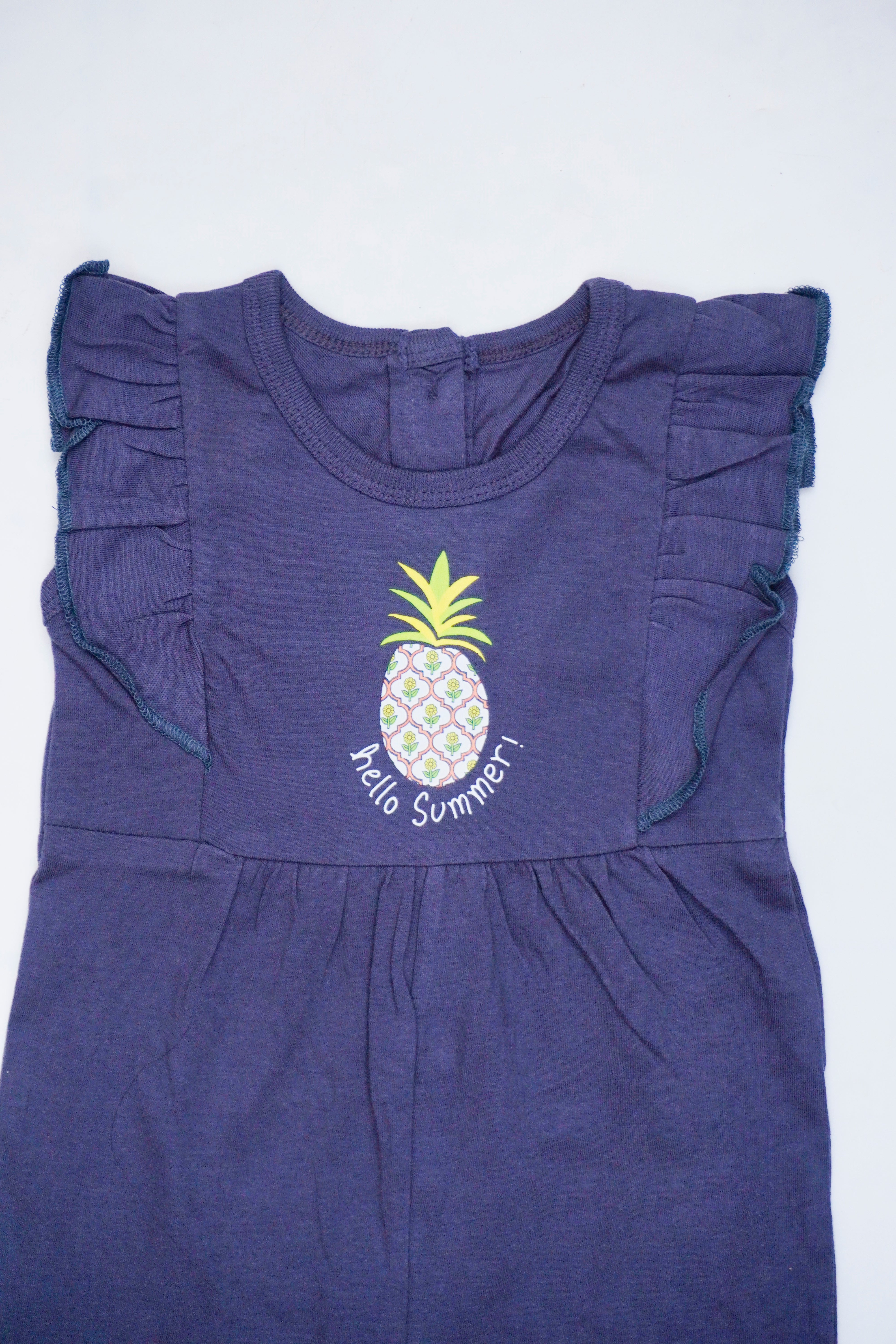 Hi Summer Ruffled Sleeve Romper