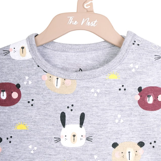 Playful bunny Snap Up Tee