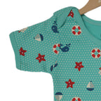 Nautica - Star Fish Short Sleeve Bodysuit (Sea Green)