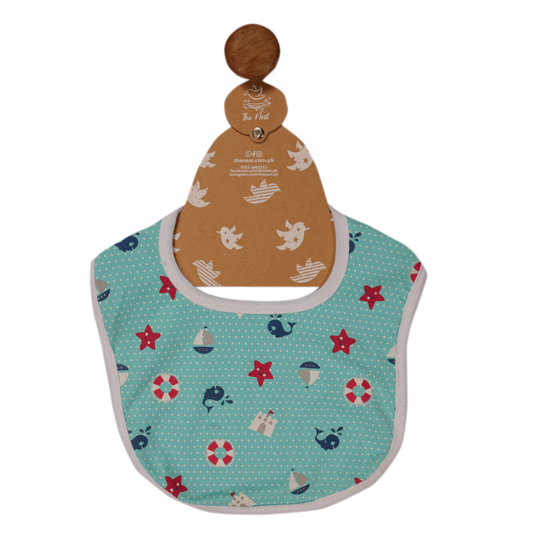 Nautica Baby Starfish Bib (Sea Green)