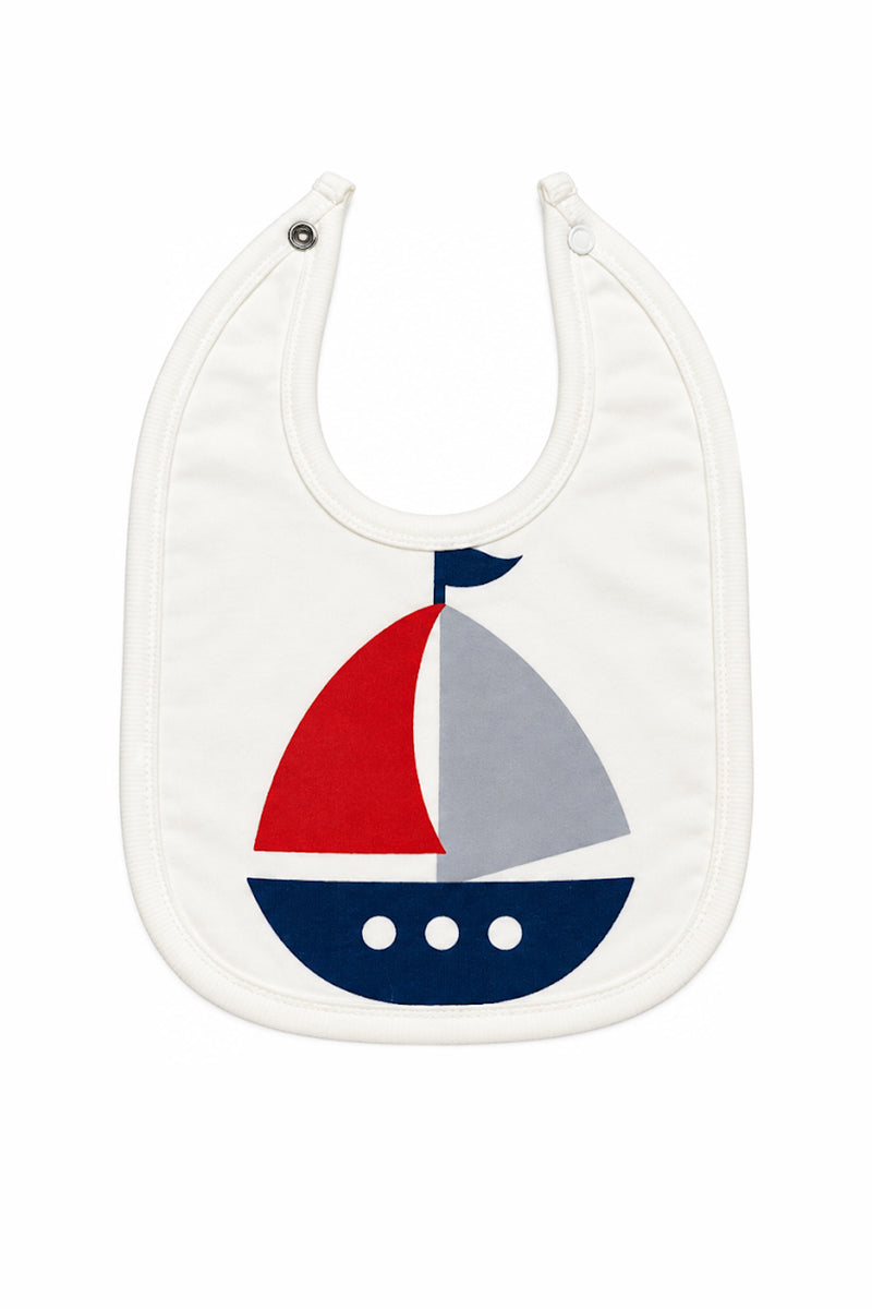Nautica Baby Star & Fish Bib