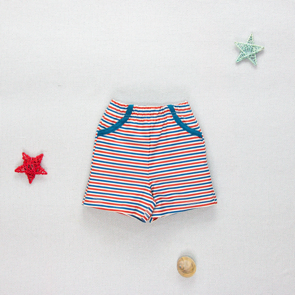 Nautica Short (Stripe White)