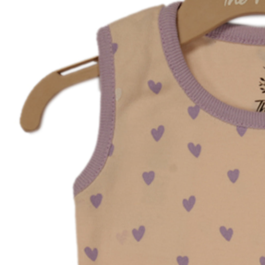 Unicorn - Sleeveless BodySuit (Pink Heart)