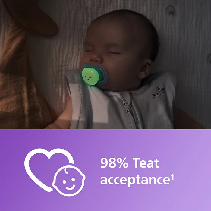 Philips Avent Soother Ultra Start Night time 0-2M (SCF075/08)