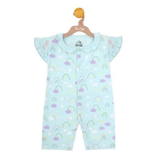 Colors and Unicorn Frill Romper