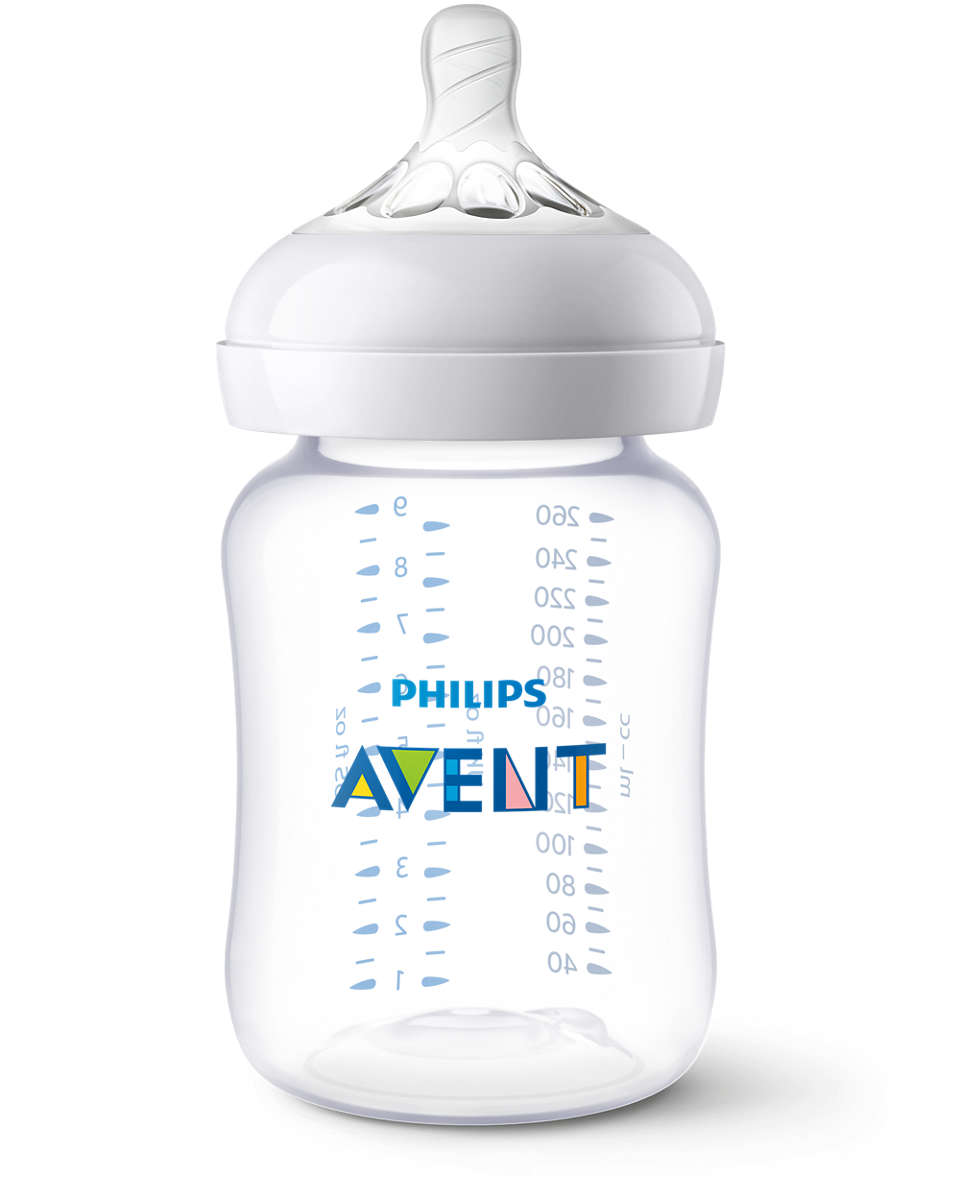 Philips Avent Natural PA Baby Bottle 260ML PK2 (SCF474/27)